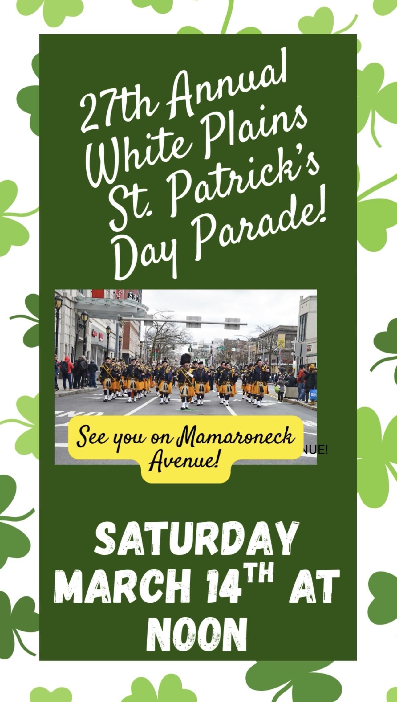 St Patricks day parade graphic 2026