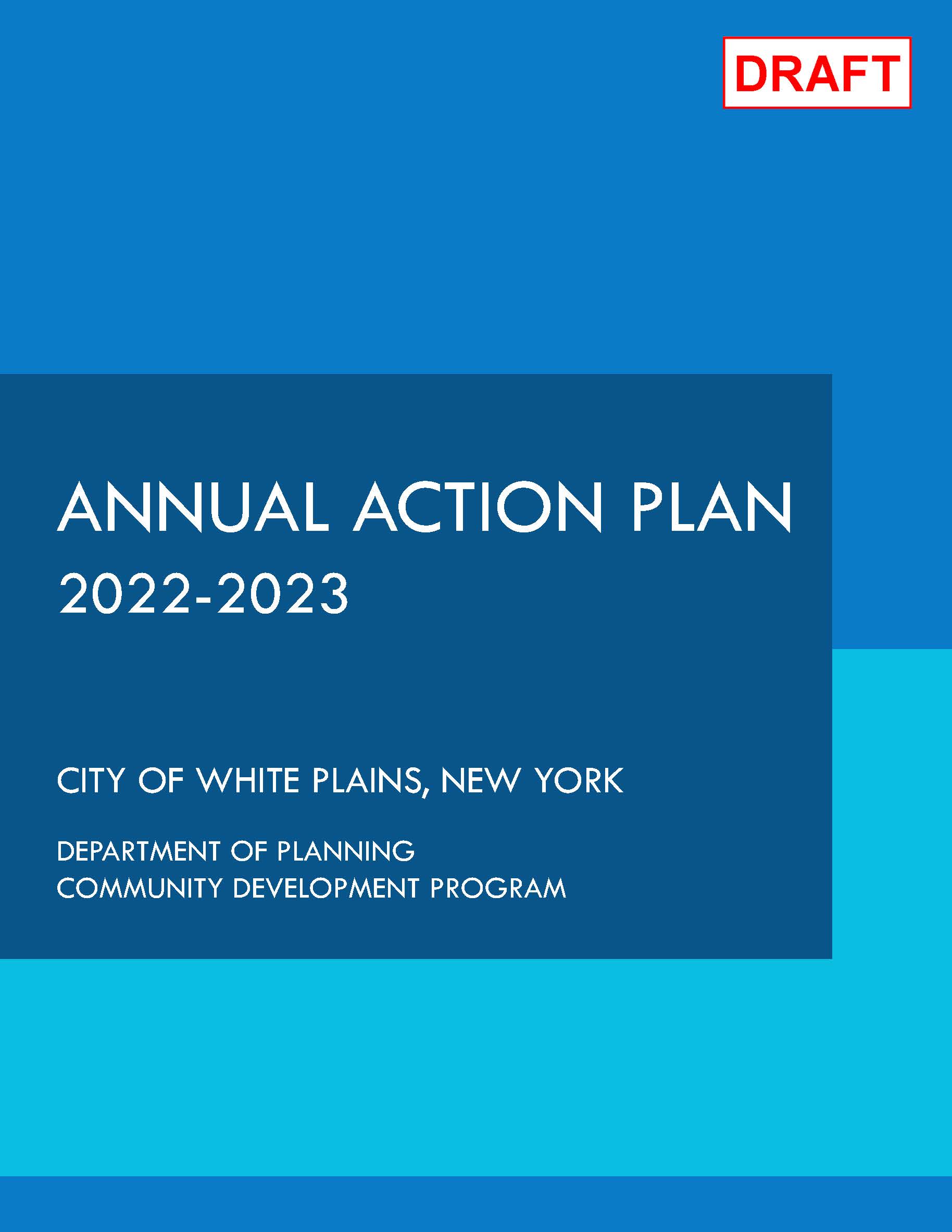 DRAFT 22-23 Annual Action Plan Cover Page