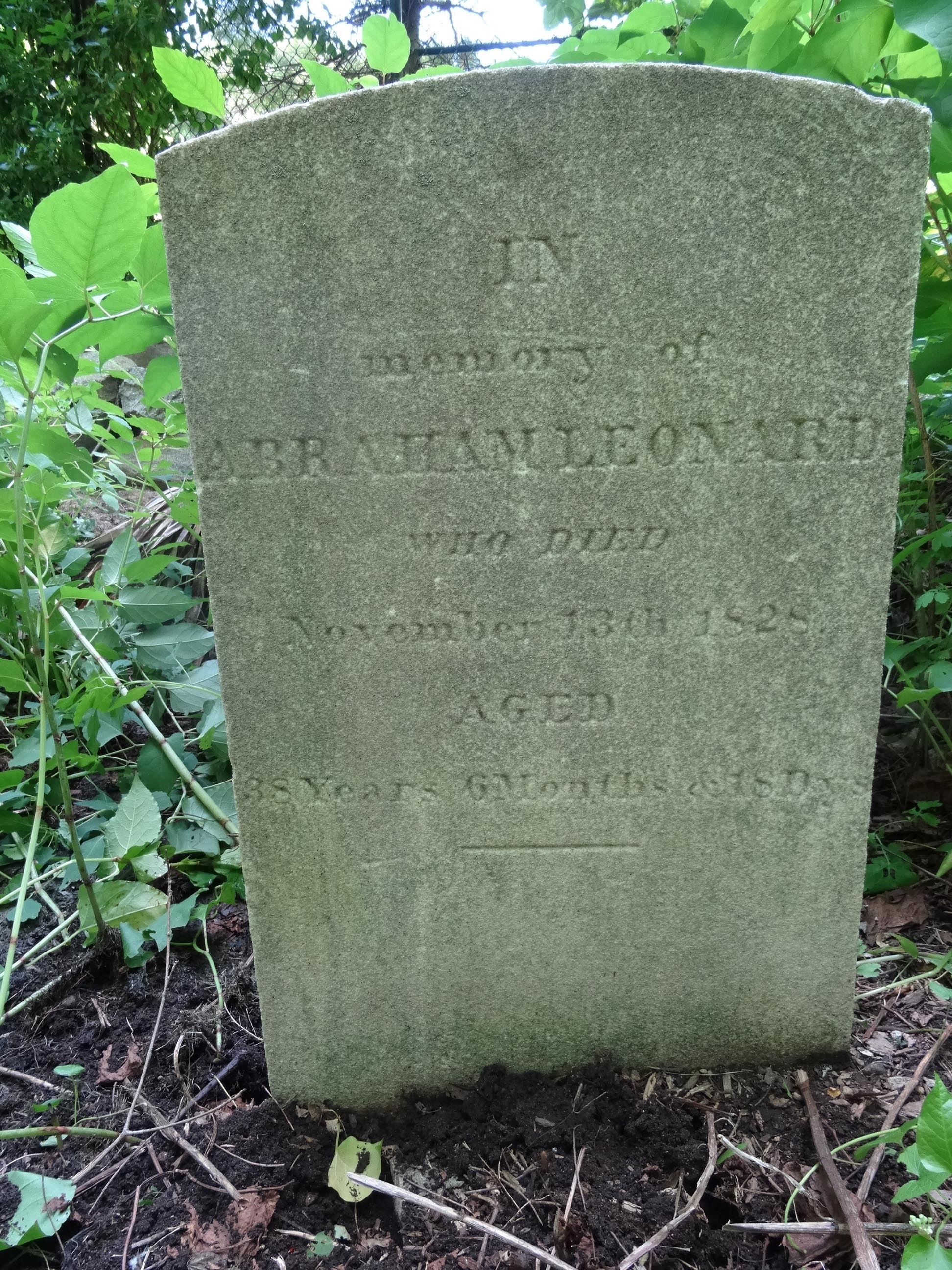 Harriot Burying Ground Headstone for Webpage
